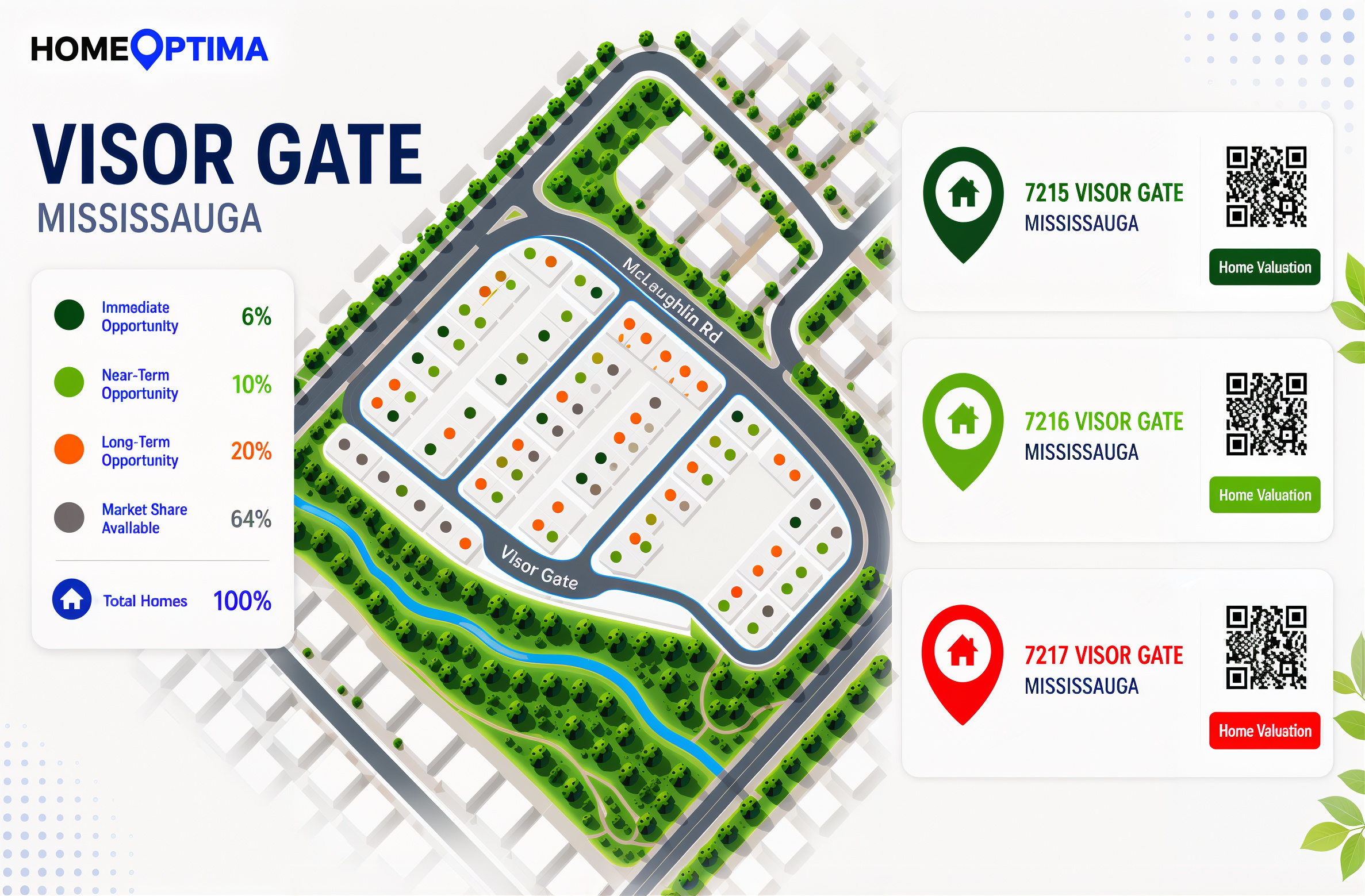 Visor Gate neighbourhood map